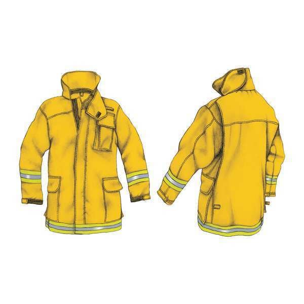 Wildland Coat, Nomex, Yellow, L