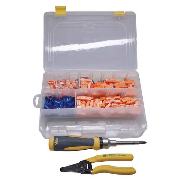 Twist-On Connctr Kit, With Tools, 230 pcs.