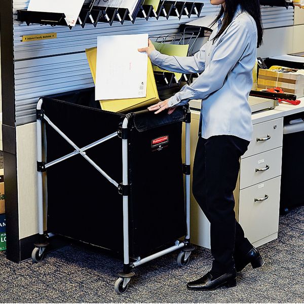 Collapsible Basket X-Cart, 4 bu. Cap.