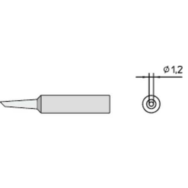 Soldering Tip, Cylindrical, 1.2mm