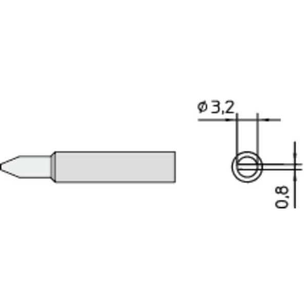 Soldering Tip, Chisel, 1/8in.