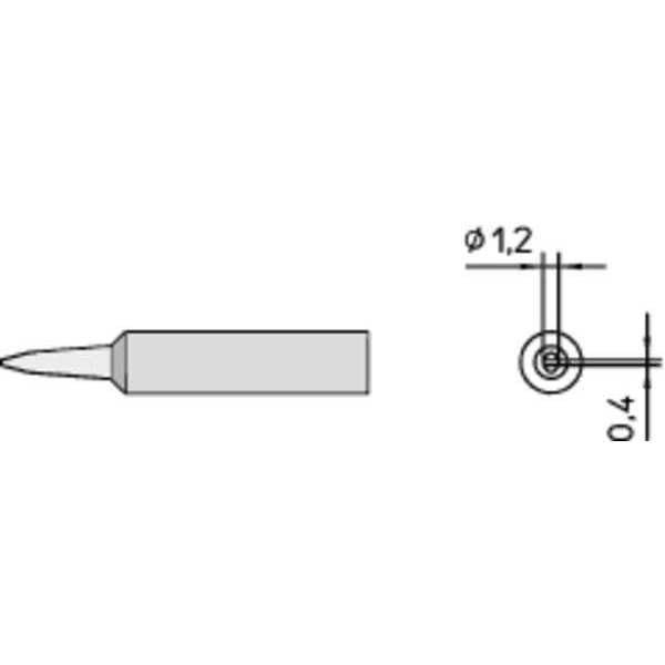 Soldering Tip, Chisel, 3/64in.