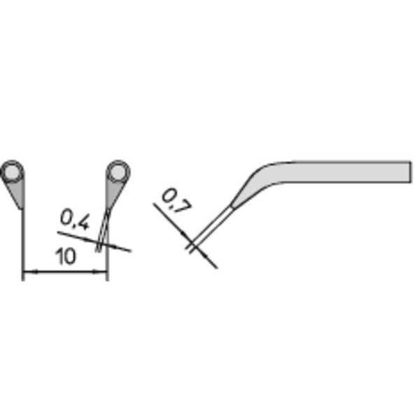 Soldering Tweezer, Micro, 1/32in.