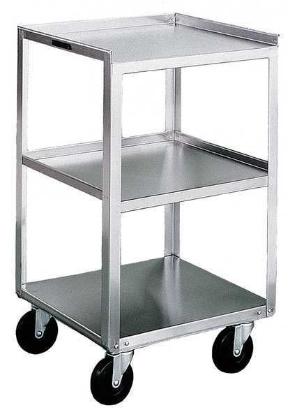 Stainless Steel Equipment Stand, 3 Shelves-300 lb Capacity