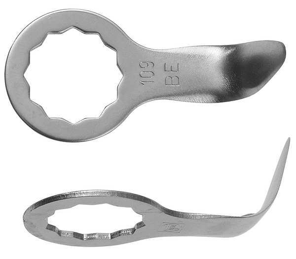 Curved Blade, Steel, 1-3/8In., PK2