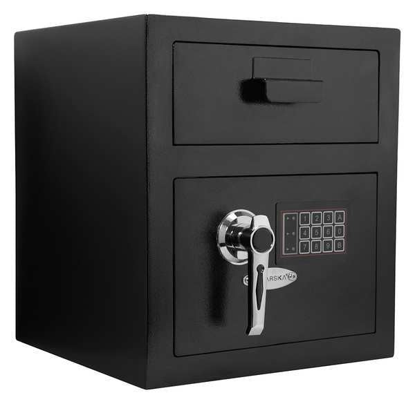 Depository Safe, with (2) Deadbolt Lock, Digital Keypad 41.75 lb, 0.84 cu ft, Steel