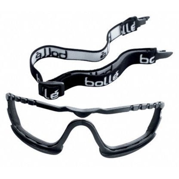 Dust Ggls Strap and Foam Kit, Bk, Foam