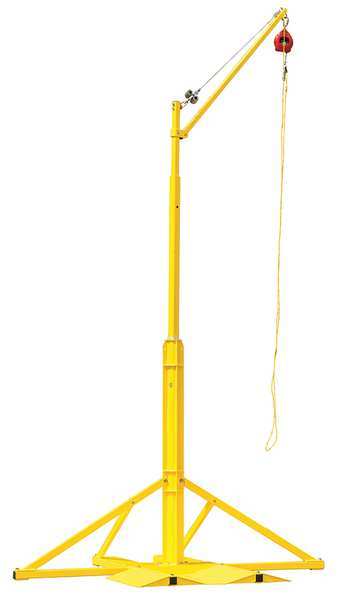 Fall Arrest Post Davit Arm, Powder Coat