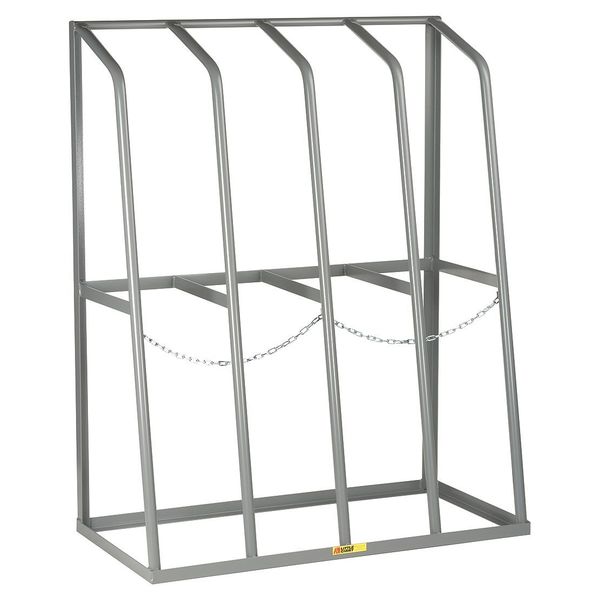 Freestanding Vertical Bar Rack, 24 in D, 48 in W, 4 Shelves