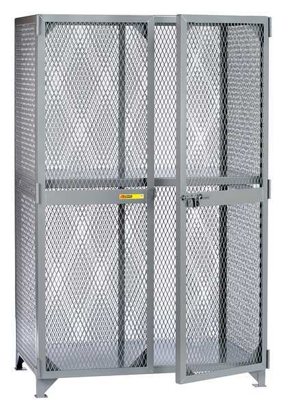 Bulk Storage Locker, 73 in W, 33 in D, 78 in H, 1 Shelves, 2 Doors, Steel, Assembled