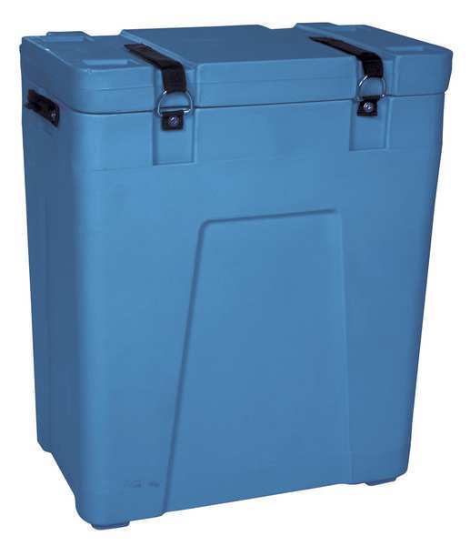 Blue ASM Insulated Bin, Plastic, 5 cu ft Volume Capacity