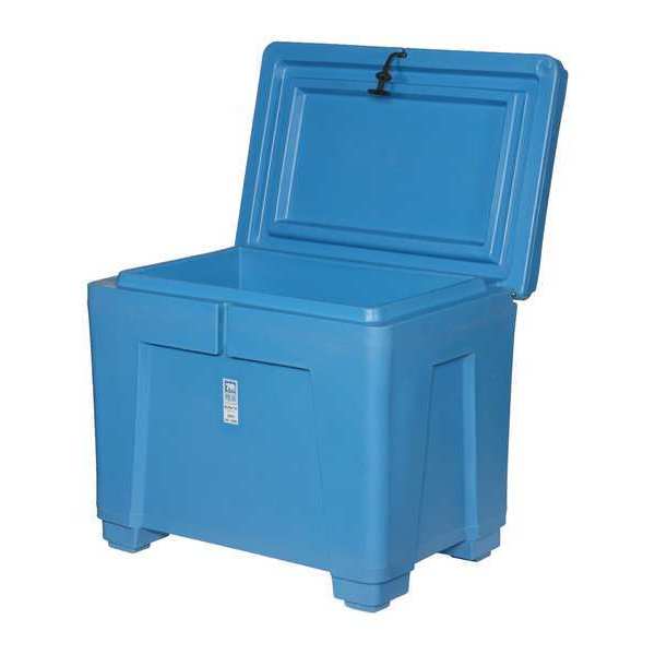Blue ASM Insulated Bin, Plastic, 11 cu ft Volume Capacity