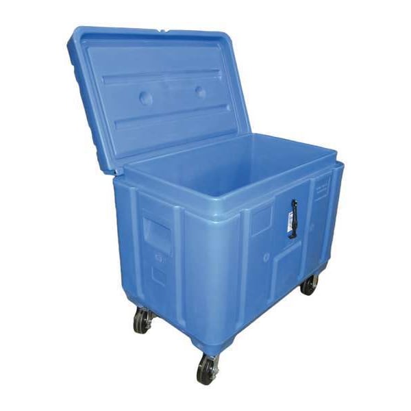 Blue ASM Insulated Bin, Plastic, 11 cu ft Volume Capacity