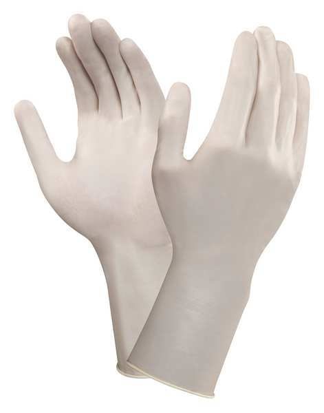 Disposable Gloves, Neoprene, Powder Free, Cream, 7-1/2, 200 PK