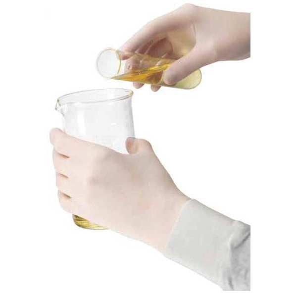 Disposable Gloves, Neoprene/Polychloroprene, Powder Free, Cream, 7, 200 PK