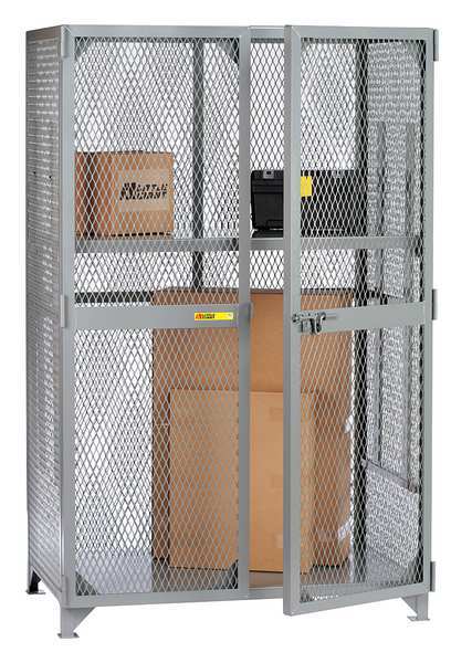 Bulk Storage Locker, 49 in W, 33 in D, 78 in H, 1 Shelves, 2 Doors, Steel, Assembled