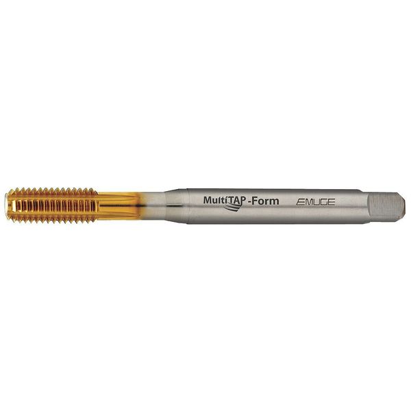 Thread Forming Tap, #8-32, Modified Bottoming, TiN, 0 Flutes