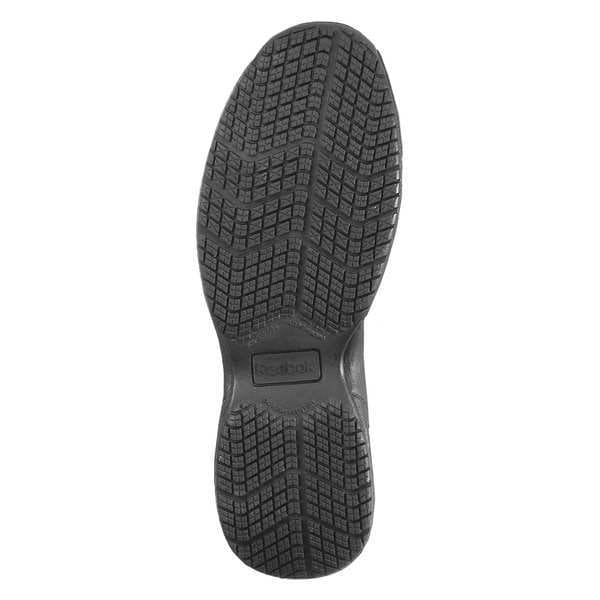 Work Shoes, 4-1/2, W, Bk, Composite, Mens, PR