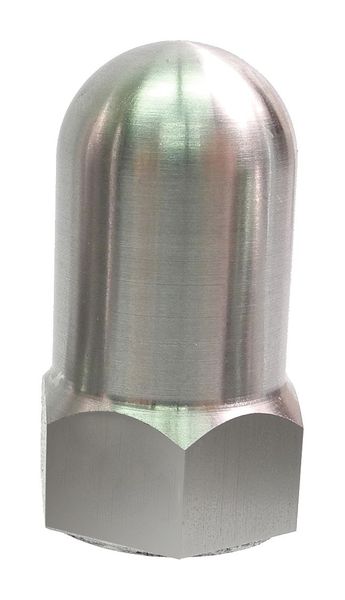 High Crown Flattened Head Cap Nut, 3/8