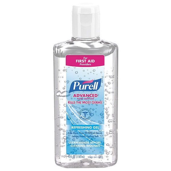 Advanced Hand Sanitizer Gel, 4oz Bottle, PK24