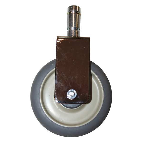 Rigid Stem Caster, H5 In, 14 In Channel, PR