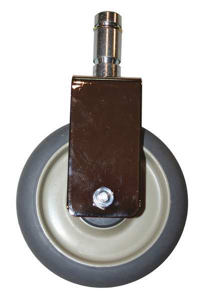 Rigid Stem Caster, H5 In, 21 In Channel, PR