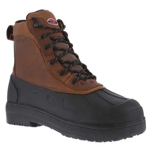 Size 6 Women's 6 in Work Boot Composite Work Boot, Brown/Black