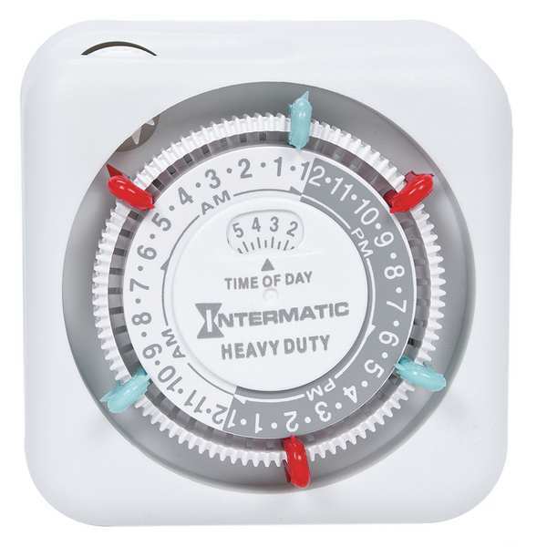 Timer, Mechanical, 120V, 15A, Plug In