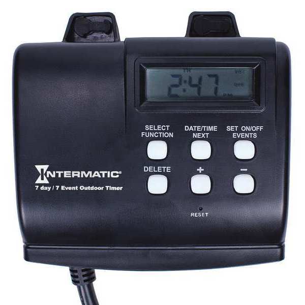 Timer, Digital, 120V, 15A, Plug In