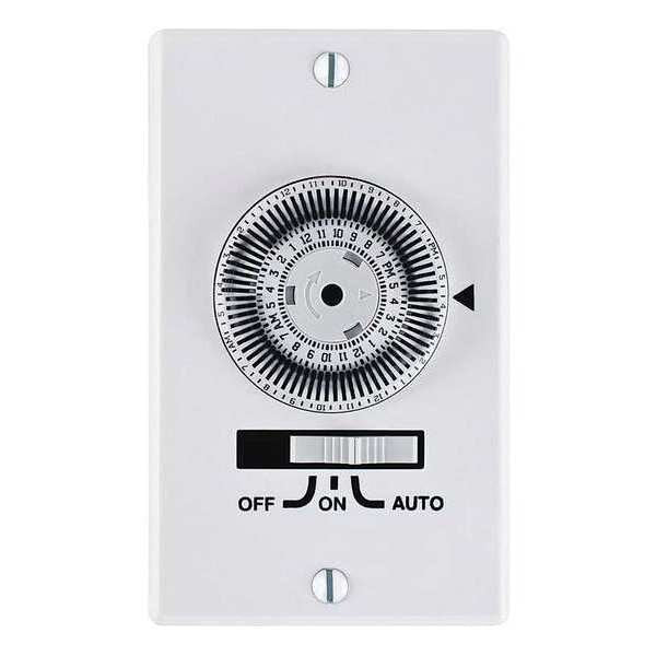 Timer, Mechanical, 120V, 20A, Wall Switch