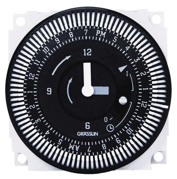 Electromechanical Timer, 24-Hour, SPDT