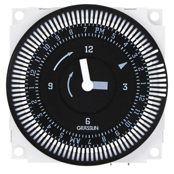 Electromechanical Timer, 24-Hour, SPDT