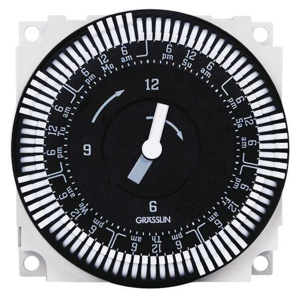 Electromechanical Timer, 7-Day, SPDT, 21A