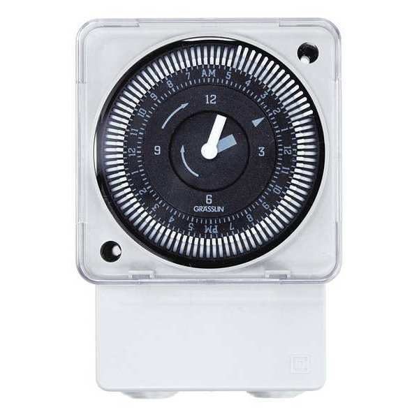 Electromechanical Timer, 24-Hour, SPDT