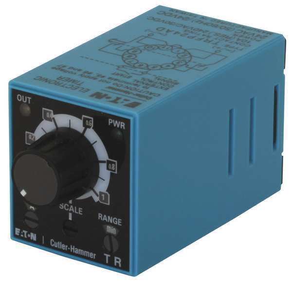 Time Delay Relay, 24VAC/DC, 10A, DPDT