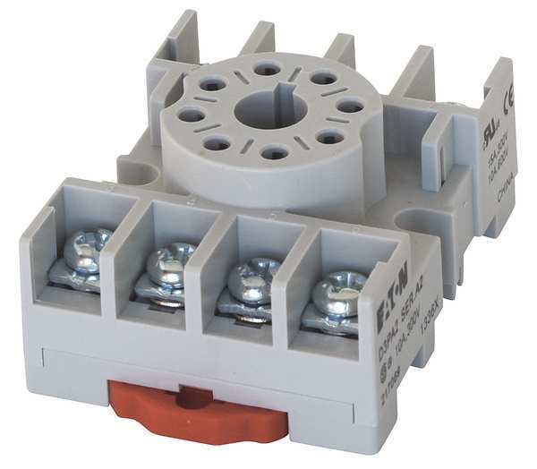 Relay Socket, Finger Safe, Octal, 8 Pin