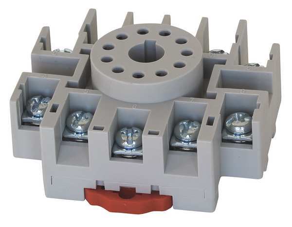 Rlay Scket, Fingr Saf, Octl, 11 Pin, 2.16