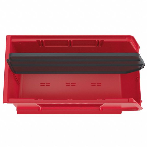 Plastic Divider, Black, 17 5/32 in L, Not Applicable W, 9 9/64 in H