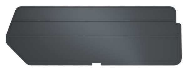 Plastic Divider, Black, 10 13/32 in L, Not Applicable W, 3 1/2 in H