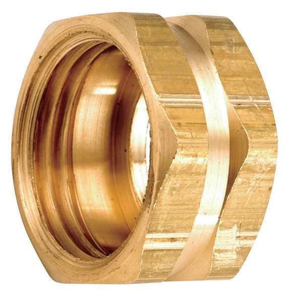 Hex Nut, Low Lead Brass, 500 psi