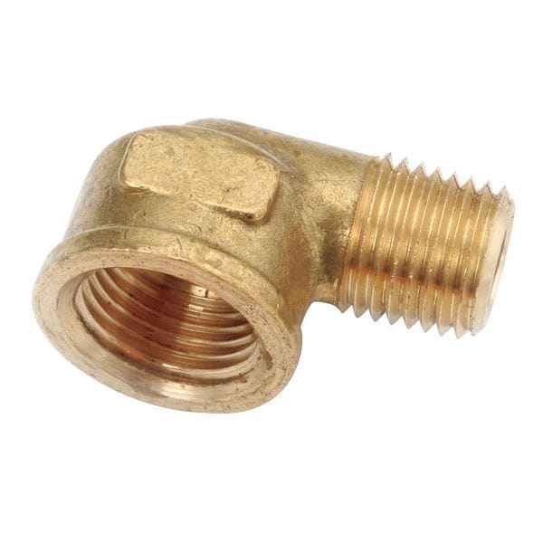 Low Lead Brass Reducing Street Elbow, FNPT x MNPT, 3/8