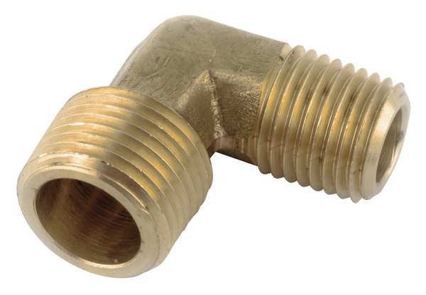 Low Lead Brass Male Elbow, 3/8