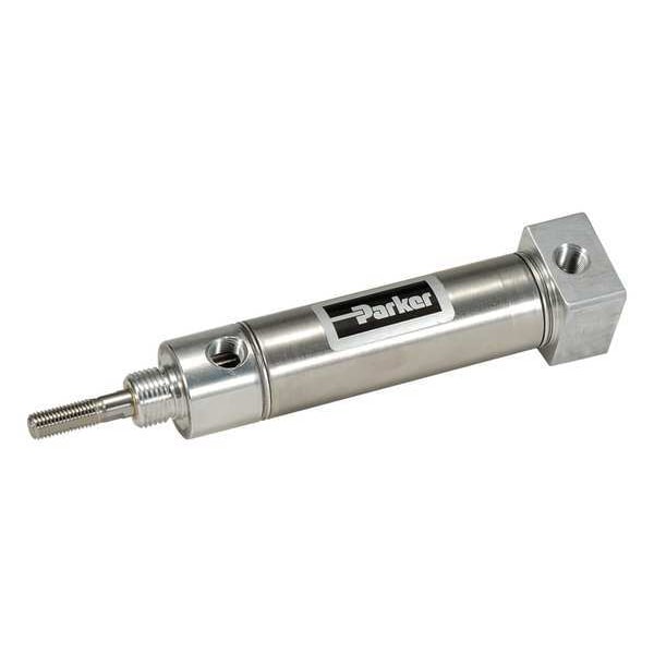 Air Cylinder, 1 1/2 in Bore, 6 in Stroke, Round Body Double Acting