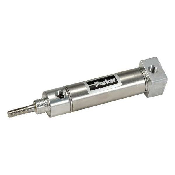 Air Cylinder, 1 1/2 in Bore, 2 in Stroke, Round Body Double Acting