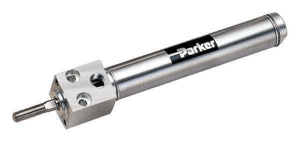 Air Cylinder, 5/16 in Bore, 2 in Stroke, Round Body Double Acting