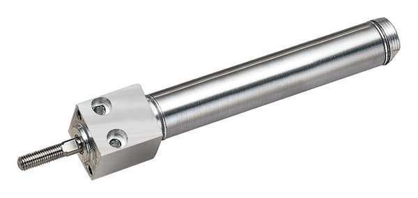Air Cylinder, 7/16 in Bore, 2 in Stroke, Round Body Single Acting