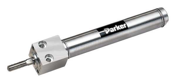 Air Cylinder, 1 1/2 in Bore, 5 in Stroke, Round Body Single Acting