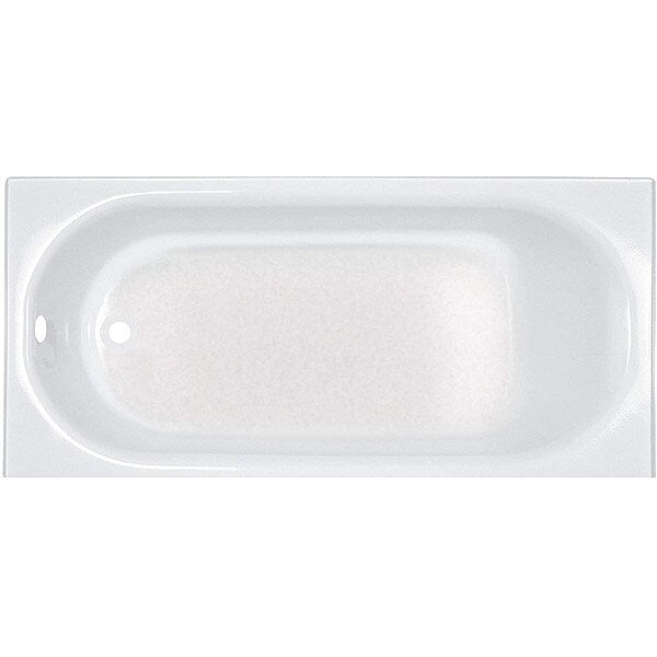 Recess Bath for Above Floor Rough Installation, 60 in L, 30 in W, White, Americast(R)