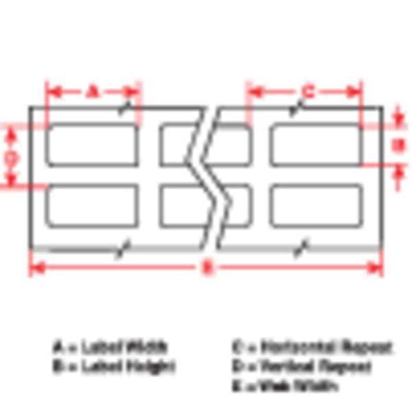 Thermal Transfer Printer Labels, Amber