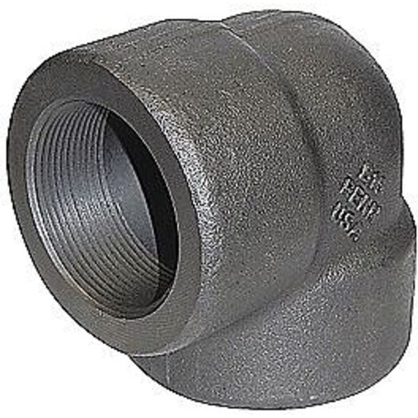 Elbow 90 deg, Low Temp Steel, FNPT, 1-1/2in